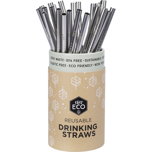 Ever Eco Stainless Steel Straw - Straight - Single - Hello Charlie