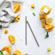 Ever Eco Stainless Steel Straws - Straight-Ever Eco-Twin Pack-Hello Charlie