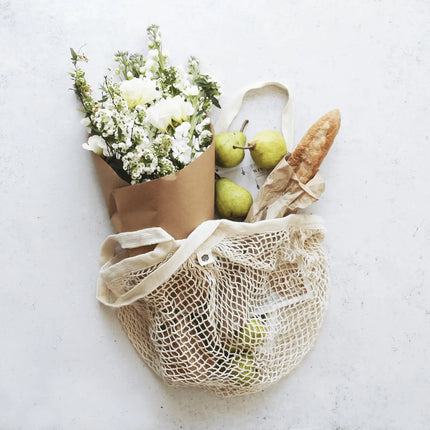 Ever Eco Tote Bag Cotton Net - Long Handle-Ever Eco-Hello Charlie