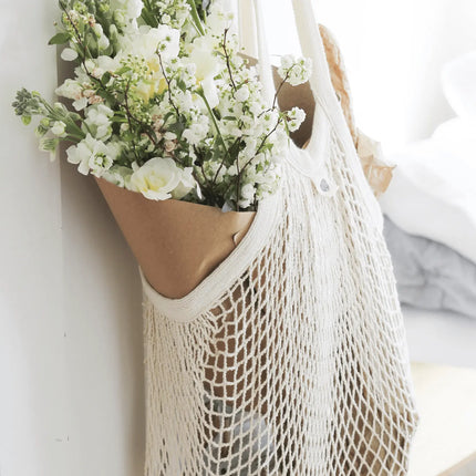 Ever Eco Tote Bag Cotton Net - Long Handle-Ever Eco-Hello Charlie