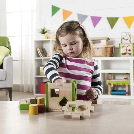 Everearth Shape Sorter Box-Everearth-Hello Charlie