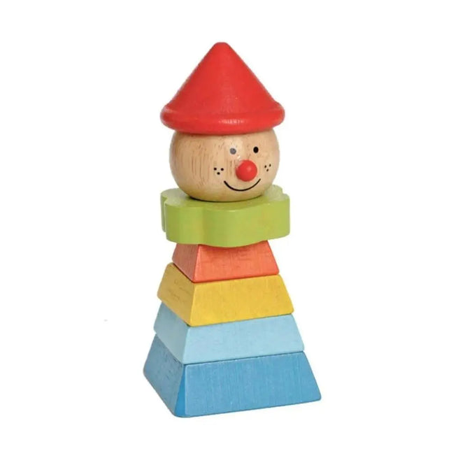 Everearth Stacking Clown - Red Hat-Everearth-Hello Charlie