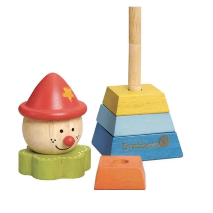 Everearth Stacking Clown - Red Hat-Everearth-Hello Charlie