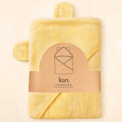 Kiin Baby Hooded Towel: Oat