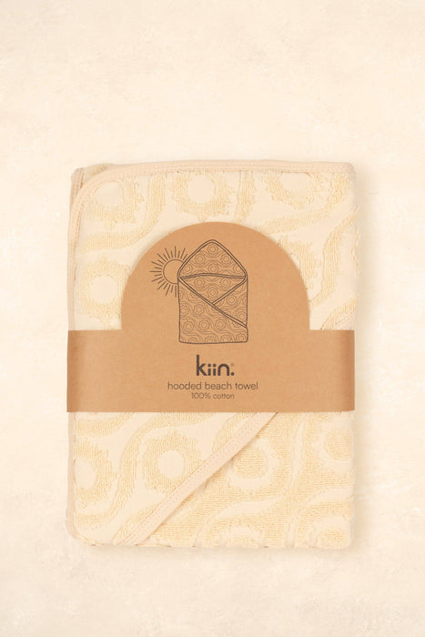 Hooded Beach Towel: Oat