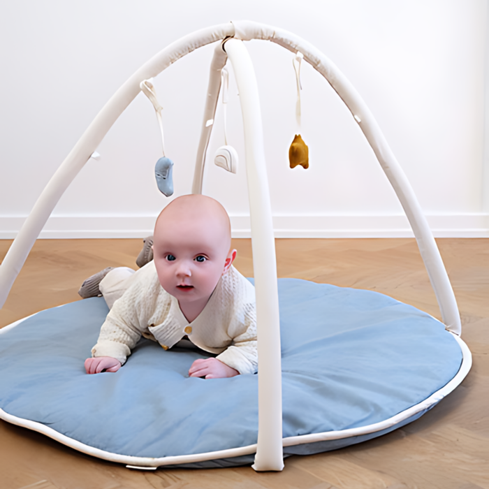 Fabelab Activity Gym - Blue Spruce Chambray-Hello-Charlie