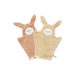 Fabelab Bathing Mitts Bunny - 2 pack - Old Rose-Hello-Charlie