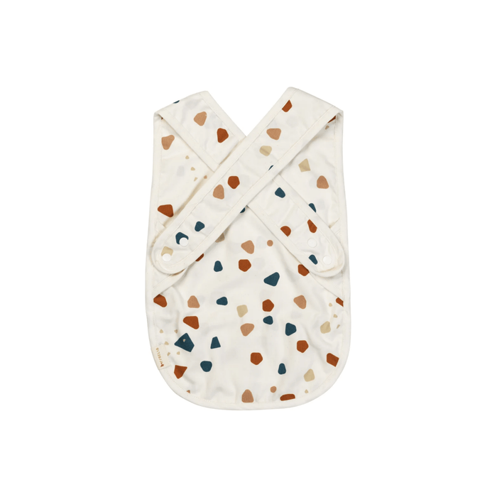 Fabelab Cross Back Organic Cotton Bib - Terrazzo-Hello-Charlie