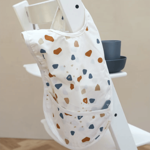 Fabelab Cross Back Organic Cotton Bib - Terrazzo - Hello Charlie