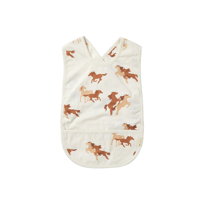 Fabelab Cross Back Organic Cotton Bib - Wild at Heart-Hello-Charlie