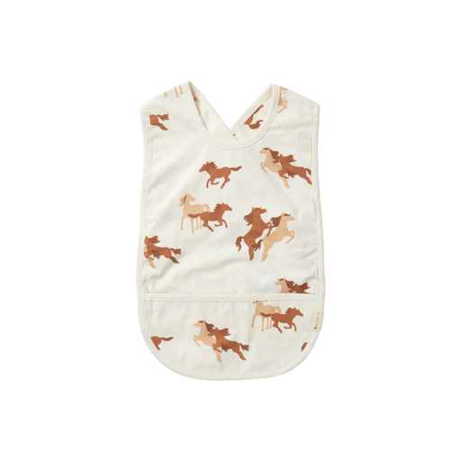 Fabelab Cross Back Organic Cotton Bib - Wild at Heart - Hello Charlie