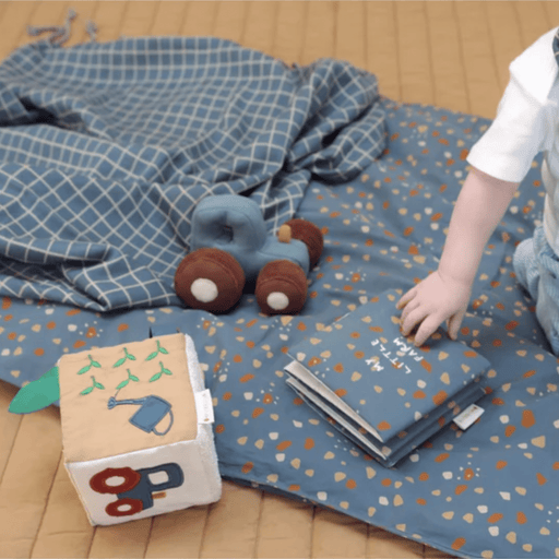 Fabelab Fabric Baby Activity Cube - My Little Farm - Hello Charlie