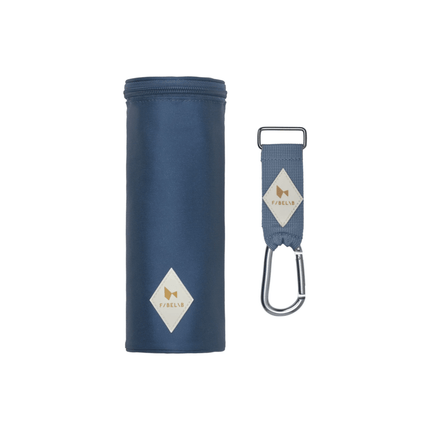 Fabelab Insulated Drink Bottle Bag with Pram Strap-Fabelab-Navy-Hello Charlie