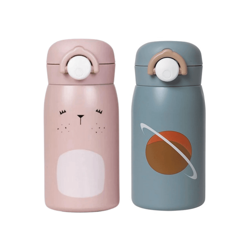 Fabelab Kids Water Bottle - Small-Fabelab-Bunny - Old Rose-Hello Charlie