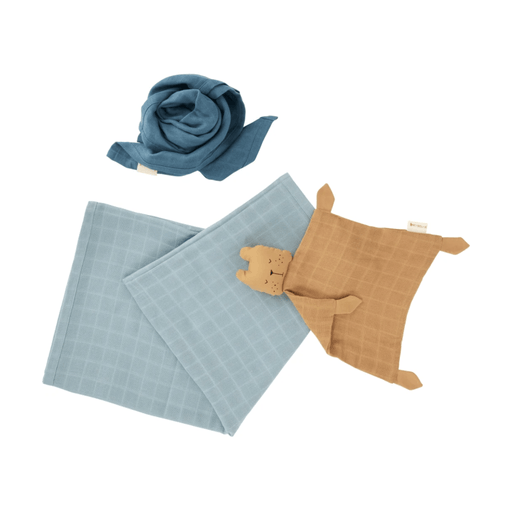 Fabelab Newborn Baby Gift Box - Cottage Blue Mix - Hello Charlie