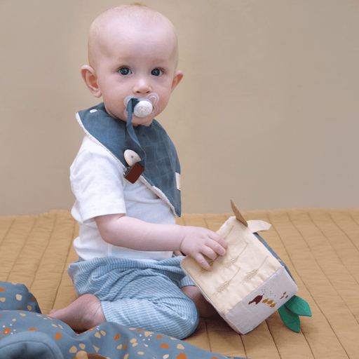 Fabelab Organic Cotton Bandana Bib - Blue Spruce - 3 Pack - Hello Charlie