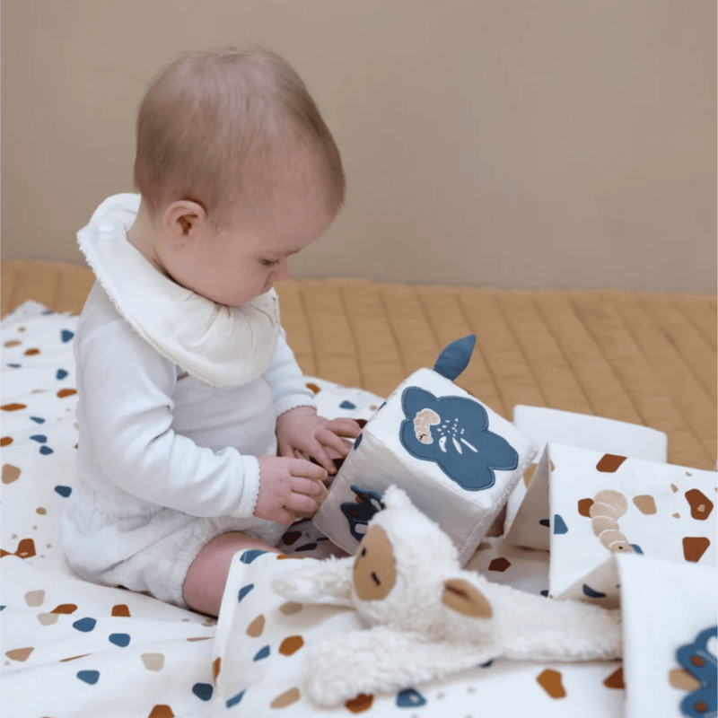 Fabelab Organic Cotton Ruffled Bib - 3 Pack-Fabelab-Galaxy-Hello Charlie