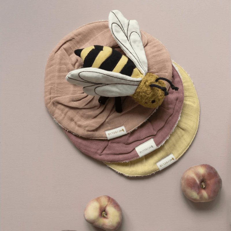 Fabelab Organic Cotton Ruffled Bib - 3 Pack-Fabelab-Galaxy-Hello Charlie