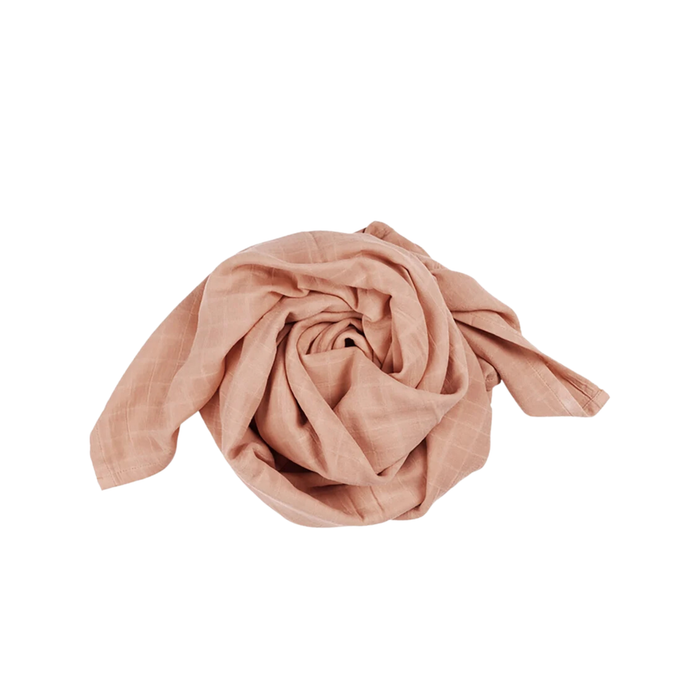 Fabelab Organic Cotton Swaddle - Dusty Rose-Hello-Charlie