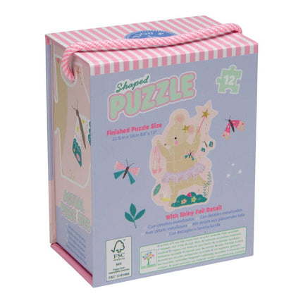 Floss & Rock 12pc Shaped Jigsaw Puzzle - Enchanted