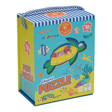 Floss & Rock 12pc Shaped Jigsaw Puzzle - Ocean