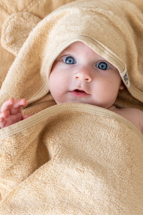 Hooded Towel: Blue Shadow