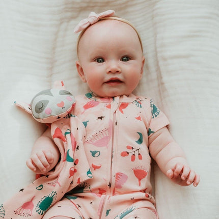 Kippins Organic Cotton Baby Comforter - Floss-Kippins-Hello Charlie