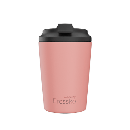 Fressko Bino Ceramic Reusable Coffee Cup – 8oz/227ml-made by Freesko-Peachy-Hello Charlie