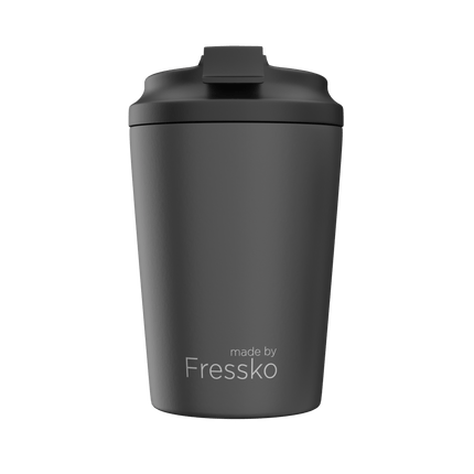 Fressko Camino Ceramic Reusable Coffee Cup – 12oz/340ml-made by Freesko-Coal-Hello Charlie