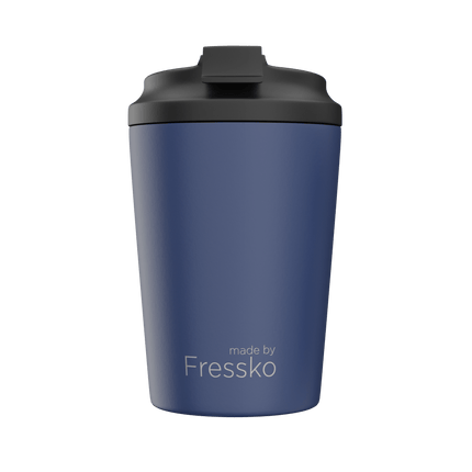 Fressko Camino Ceramic Reusable Coffee Cup – 12oz/340ml-made by Freesko-Denim-Hello Charlie