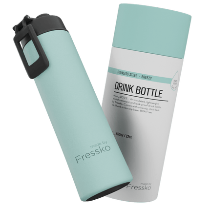 Fressko Insulated Drink Bottle Move 660ml-made by Freesko-Breezy-Hello Charlie