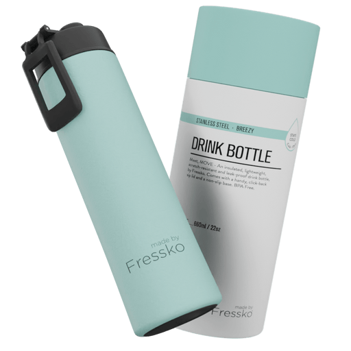 Fressko Insulated Drink Bottle Move 660ml - Hello Charlie