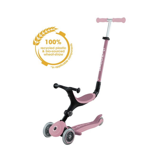 Globber Ecologic Go Up Active Toddler Scooter-Berry-Hello-Charlie