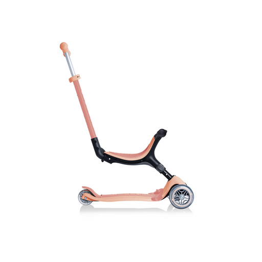 Globber Ecologic Go Up Foldable Plus Convertible Toddler Scooter-Peach-Hello-Charlie