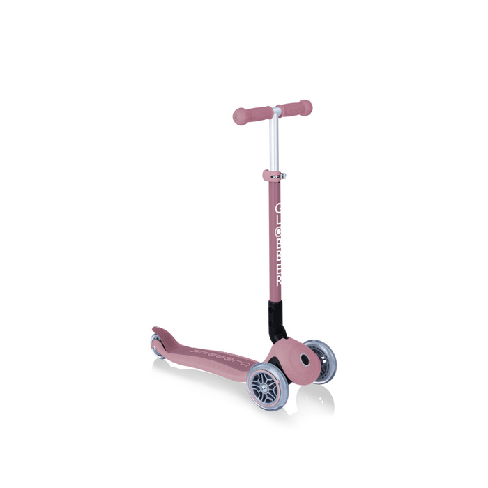 Globber Ecologic Go Up Foldable Plus Convertible Toddler Scooter-Peach-Hello-Charlie