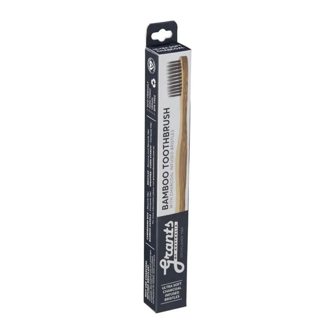 Grant's Adult Bamboo Charcoal Toothbrush - Ultra Soft-Grant's of Australia-Hello Charlie