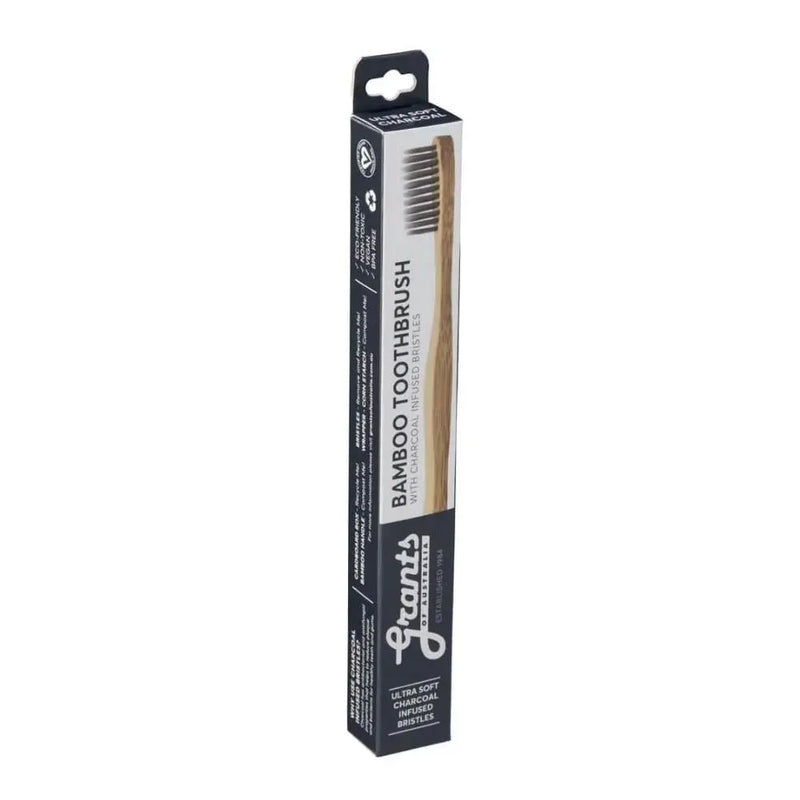 Grant's Adult Bamboo Charcoal Toothbrush - Ultra Soft-Grant's of Australia-Hello Charlie