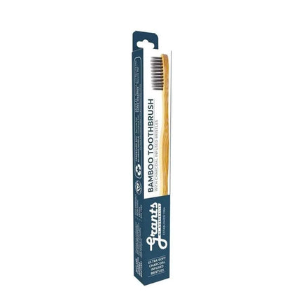 Grant's Adult Bamboo Charcoal Toothbrush - Ultra Soft-Grant's of Australia-Hello Charlie