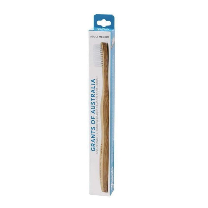 Grant's Adult Bamboo Toothbrush-Medium-Hello-Charlie