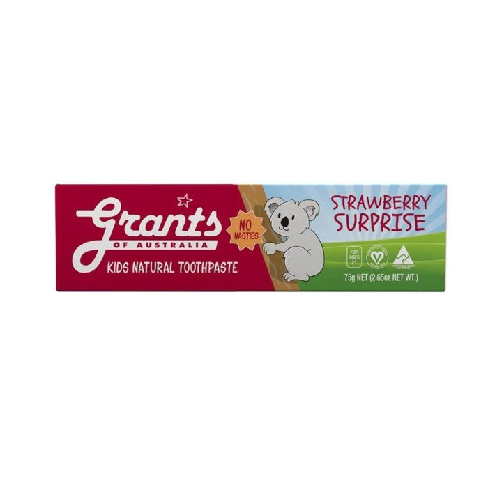 Grant's Kids Toothpaste - Strawberry Surprise - Hello Charlie