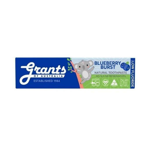 Grant's Kids Toothpaste with Fluoride - Blueberry Burst - Hello Charlie