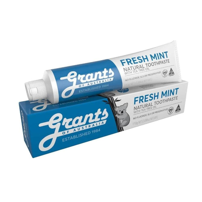 Grant's Toothpaste - Fresh Mint - Hello Charlie