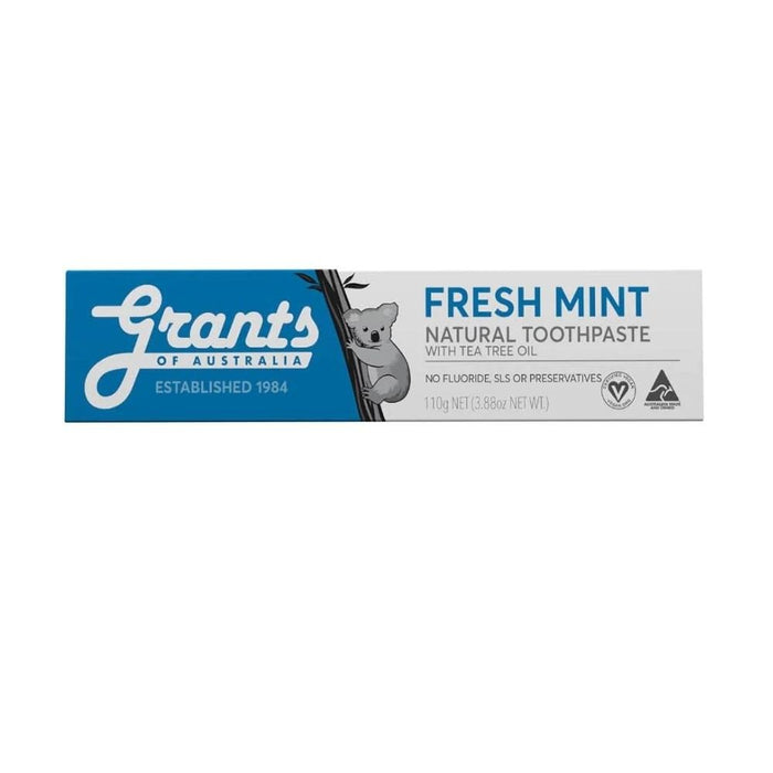 Grant's Toothpaste - Fresh Mint - Hello Charlie