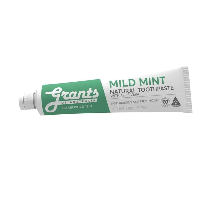 Grant's Toothpaste - Mild Mint - Hello Charlie