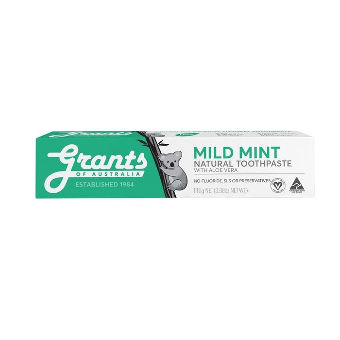 Grant's Toothpaste - Mild Mint - Hello Charlie