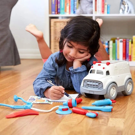 Green Toys Ambulance and Doctor Play Set-Green Toys-Hello Charlie