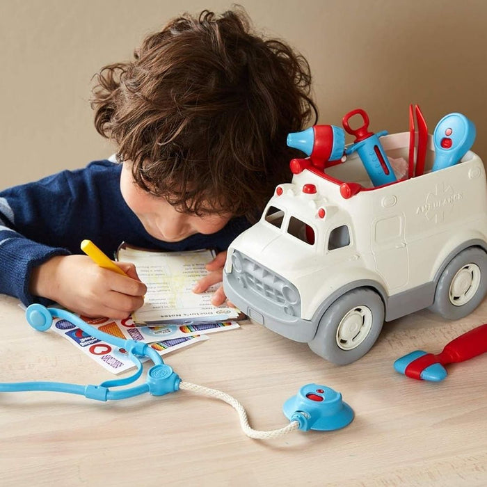 Green Toys Ambulance and Doctor Play Set - Hello Charlie