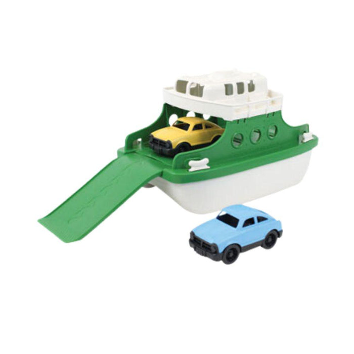 Green Toys Ferry Boat Toy with 2 Small Toy Cars-Hello-Charlie