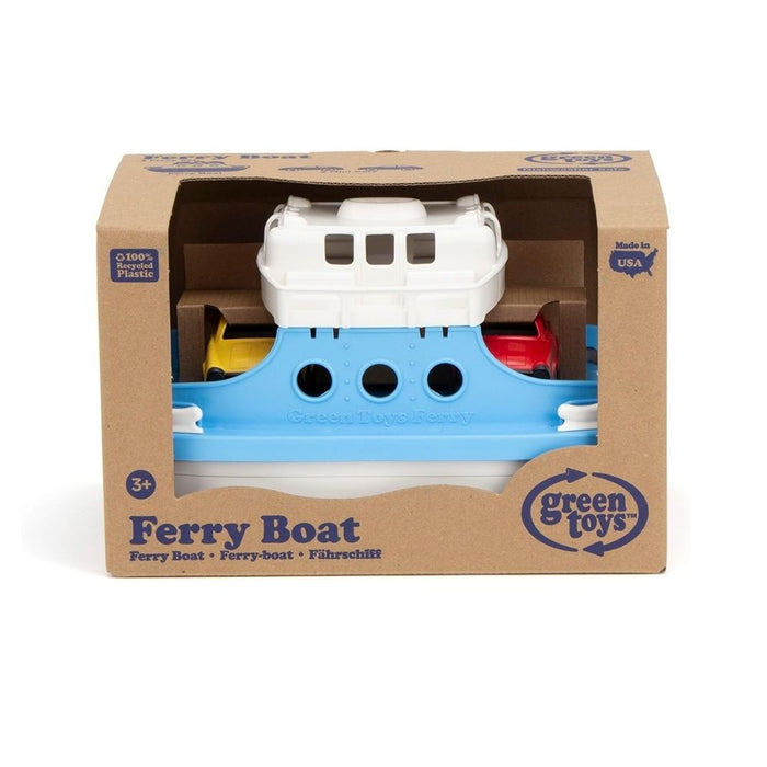 Green Toys Ferry Boat Toy with 2 Small Toy Cars-Hello-Charlie