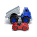 Green Toys Flatbed Car Transporter Toy Truck with Race Car--Hello-Charlie